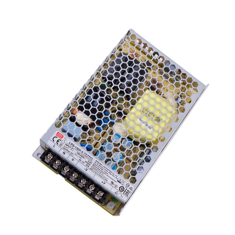 Mean Well LRS-150F-5 DC5V 110Watt 22A UL Certification AC110-240 Volt Switching Power Supply For LED Strip Lights Lighting Mean Well LRS-150F-5 DC5V 110Watt 22A UL Certification AC110-240 Volt Switching Power Supply For LED Strip Lights Lighting